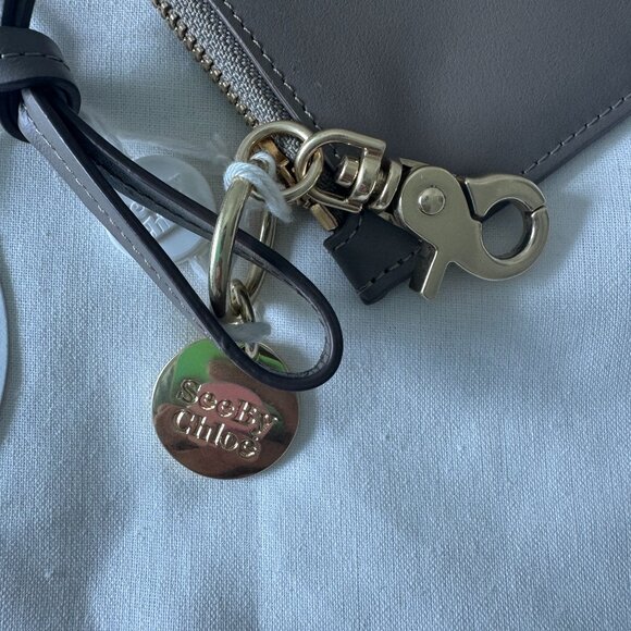 See By Chloé Leather Pouch – Taupe Patchwork – NWT 🤎 - Picture 7 of 7